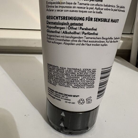 CW Beggs and Sons Sensitive Skin Face Wash for Men, Sealed 5fl Oz/150ml - Picture 4 of 6